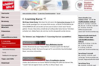 Keine Schuldenfalle mit e-Learning Finanzkompetenz